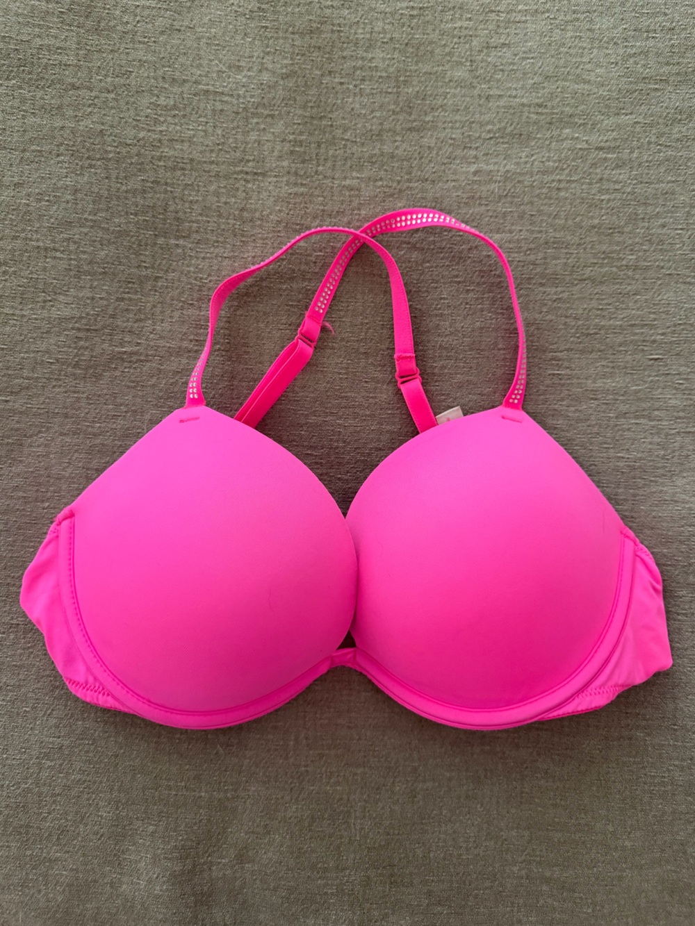 Victoria's Secret Bright Pink Padded Underwire Bra